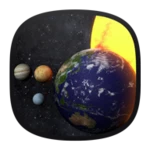 solar system 3d free lwp android application logo